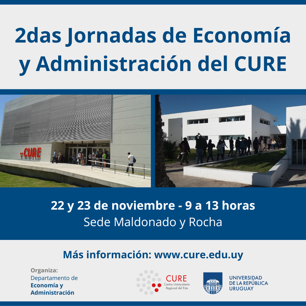 2das Jornadas de Economía y Administración del CURE